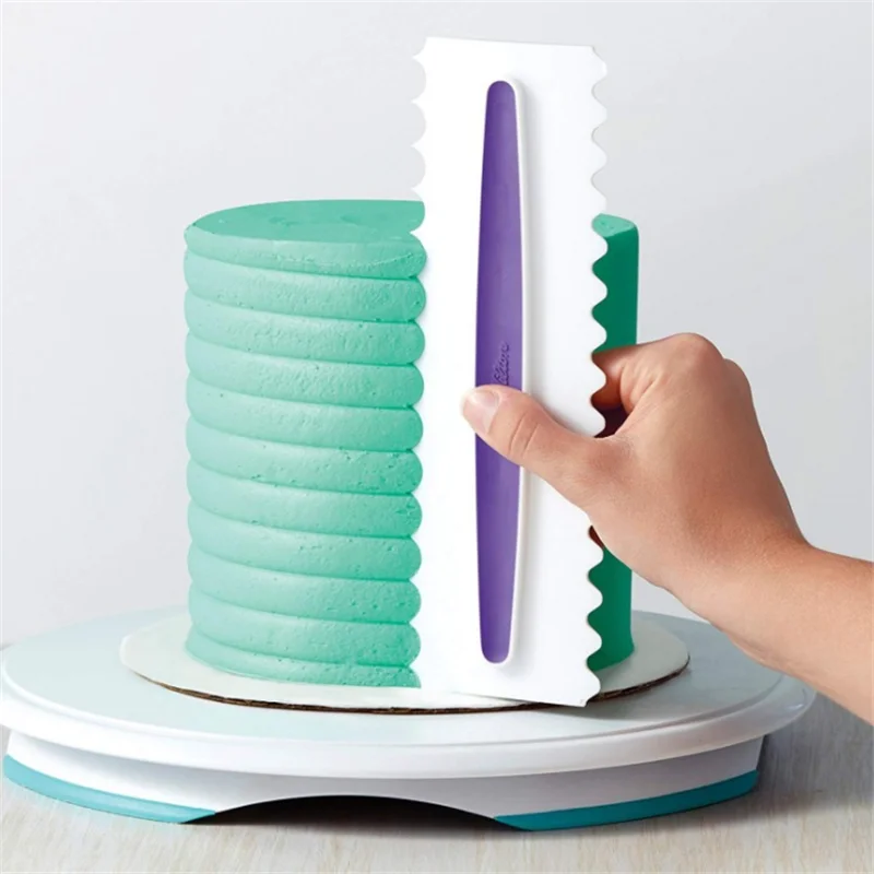 

Baking & Pastry Tools Icing Comb Set Plastic Fondant Spatulas Cake Scraper Baking Decorating Cake Kitchen Utensils