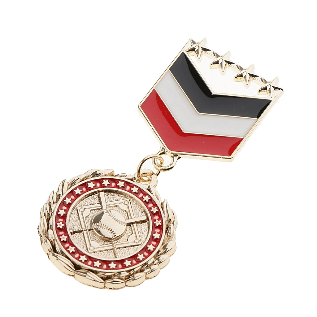 Vintage Star Medal Badge Pendant Costume Uniform Costume Military Men Women Party Brooch Pin