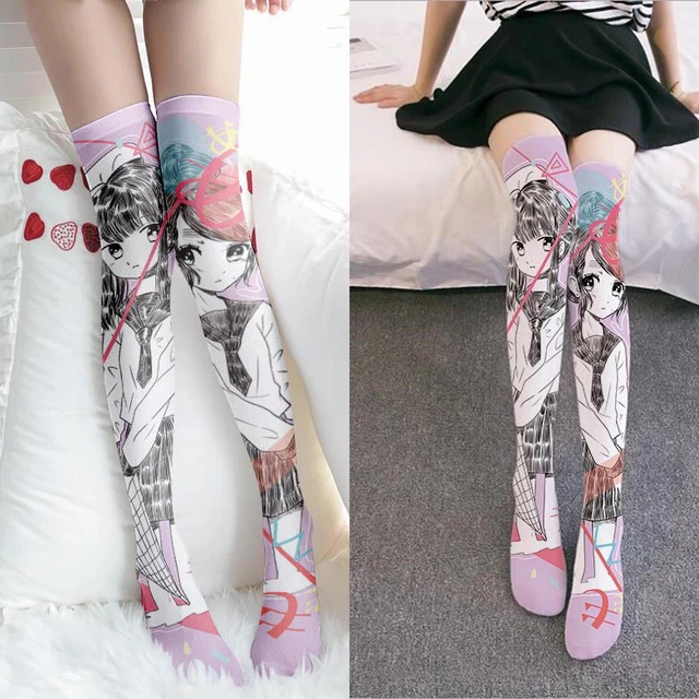 Summer Women Thigh High Stockings Long Socks Cute Sweet Girls