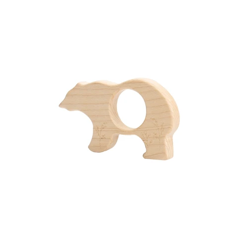 Baby Teether Maple Animal Series BPA Free Non-toxic Safety Newborn Teething Wooden Toys Nursing Pendant Children's Goods Gif