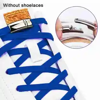 

1 Pair Fashion Magnetic Shoelaces Unisex Flat Sneakers Shoelace Quick No Tie Shoe Laces Shoe Laces Lazy Laces Strings