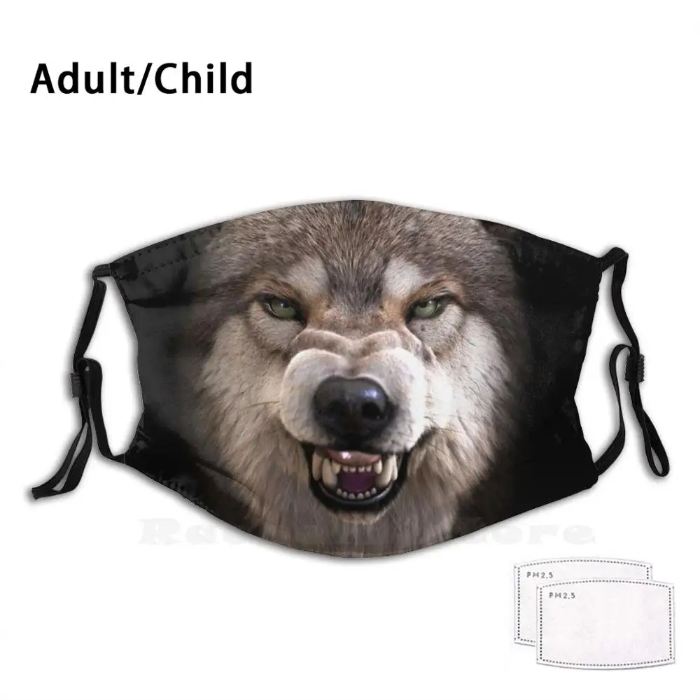 3d-маска Wolf'S Head для взрослых и детей фильтр от пыли маска сделай сам Альфа