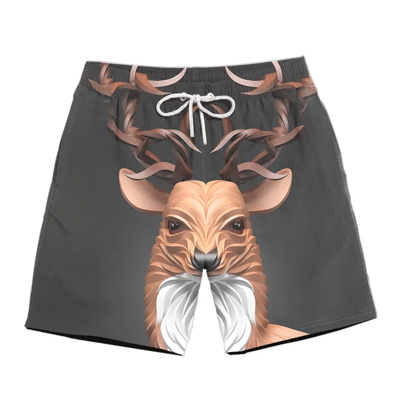 Высокая Температура 3D печать Мужской тренажерный зал фитнес повседневные спортивные шорты нижние джоггеры эластичные брюки