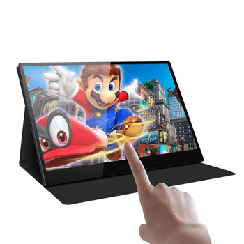 

14" Portable Touch Monitor Compatible With Ps4 Xbox Ns Switch Game Console Display Computer Exband Touch Screen With HDR Cover
