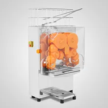 Нержавеющая сталь Коммерческая автоматическая подача Апельсиновая соковыжималка машина для апельсинового сока