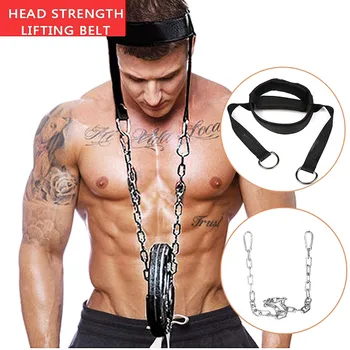 

Head Harness Neck Strength Exercise Belt Weight Lifting Chain Strap Neck Lifting Strap Exercise Strengh Fitness Strap Home Gym