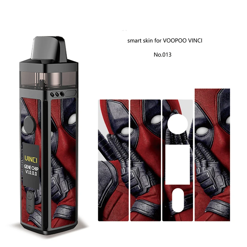 Новое поступление модная умная наклейка из ПВХ для VOOPOO VINCI Mod Pod Vape Kit 11 видов