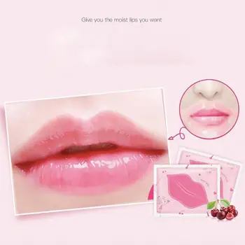 

1/5Pcs Cherry lip gel sleeping mask patches set permanent pink lips balm bleaching whitening lipmasker wholesale