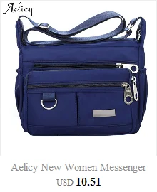 Aelicy нейлоновая маленькая сумка через плечо женские сумки-мессенджеры повседневные стильные женские сумки на молнии наплечная сумка-портфель модные карманные сумки на плечо