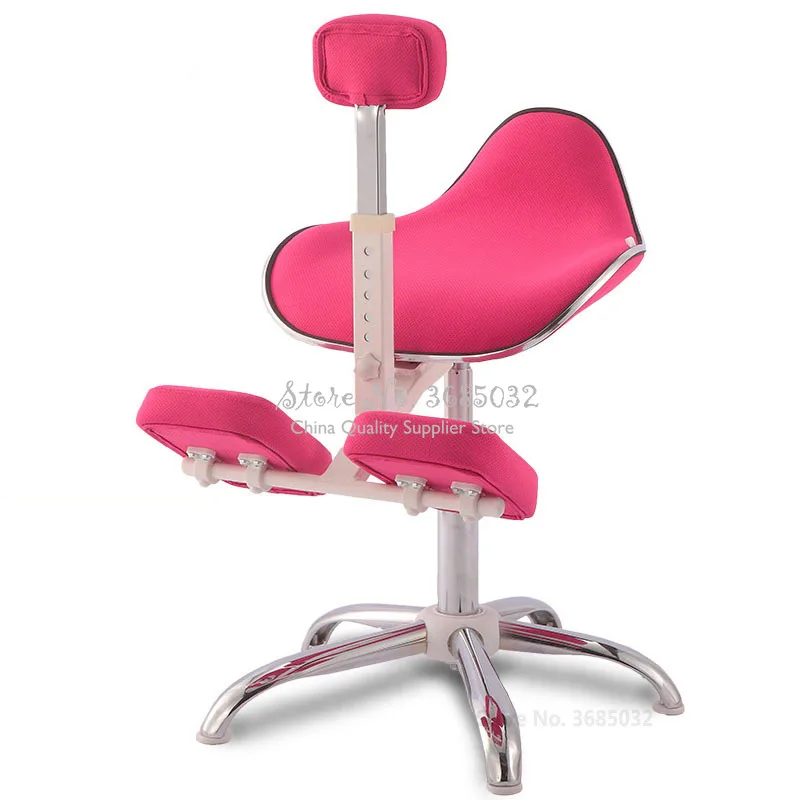 US $147.40 Kids Spine Correction Office Chair Ergonomic Metal Chairs Lift Antihumpback Myopia Childen Adjustable Posture Chair 4 Gears