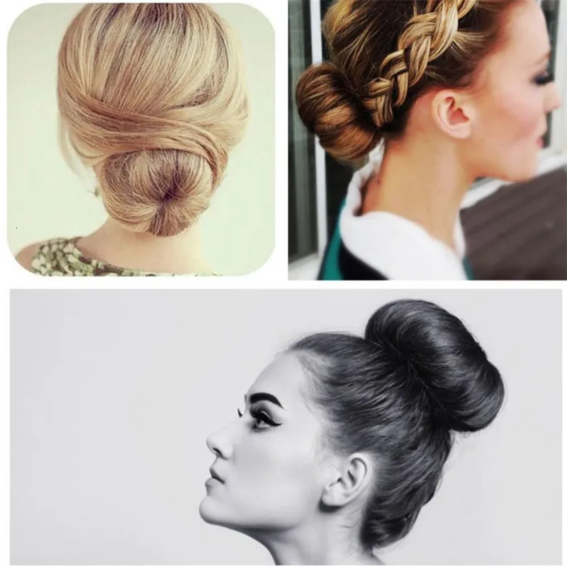 New Hot Fashion Elegant Women Ladies Girls Magic Hair Donut Hair Ring Bun Maker Hair Styling Tools Accessories