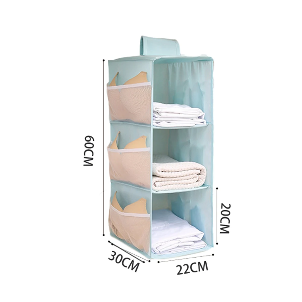 Многослойная Складная подвесная сумка из ткани Оксфорд стирающаяся 3-слойная