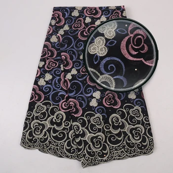 

African Lace Fabric High Quality Cotton Swiss Lace Fabric Women Cheap African Nigerian Lace For Voile Cotton Lace Fabric 2891b