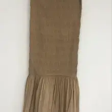 Женская юбка миди, Осень-зима, плиссированные длинные юбки, эластичная тонкая женская одежда, повседневная