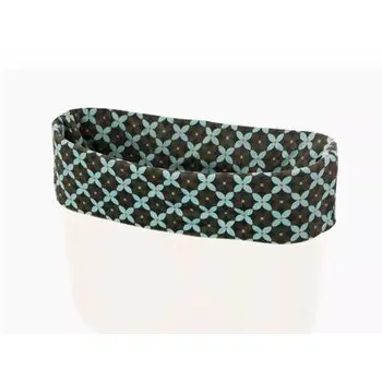 

Obag mini edge with geometric flowers in military green and blue