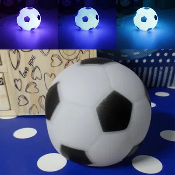 

ICOCO New Top quality Colors Changing football LED Night Light Mood Party Christmas home Decoration nightlight lamp for kids