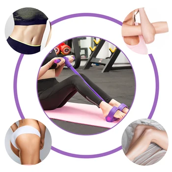 

Fitness Gum 4 Tube Resistance Bands Latex Pedal Exerciser Sit-up Pull Rope Expander Elastic Bands Pilates Workout Yoga equipment