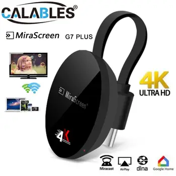 

Mirascreen G7 Plus 4K 2.4G/5G chromecast TV Stick Wireless DLNA AirPlay HDMI Wifi Dongle Receiver for IOS Android Phone to tv