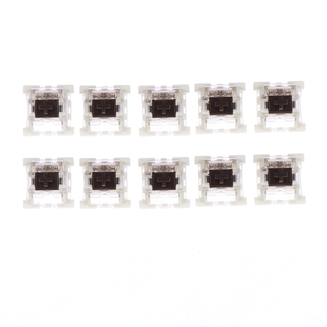 Outemu Switches Mechanical Keyboard Black Blue Brown Red Key Switch For CIY Sockets SMD 3pin Thin Pins Compatible Switch