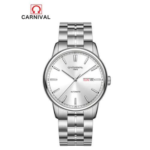 Switzerland Carnival Mechanical Watch Men MIYOTA Automatic Men Watches Luxury Brand Waterproof Clock Sapphire Montre Homme Reloj 