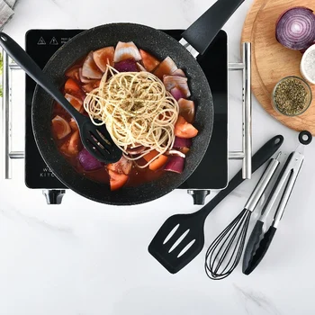 

11Pcs Kitchen Tools For Cooking Heat Resistant Silicone Cookware Utensils Sets