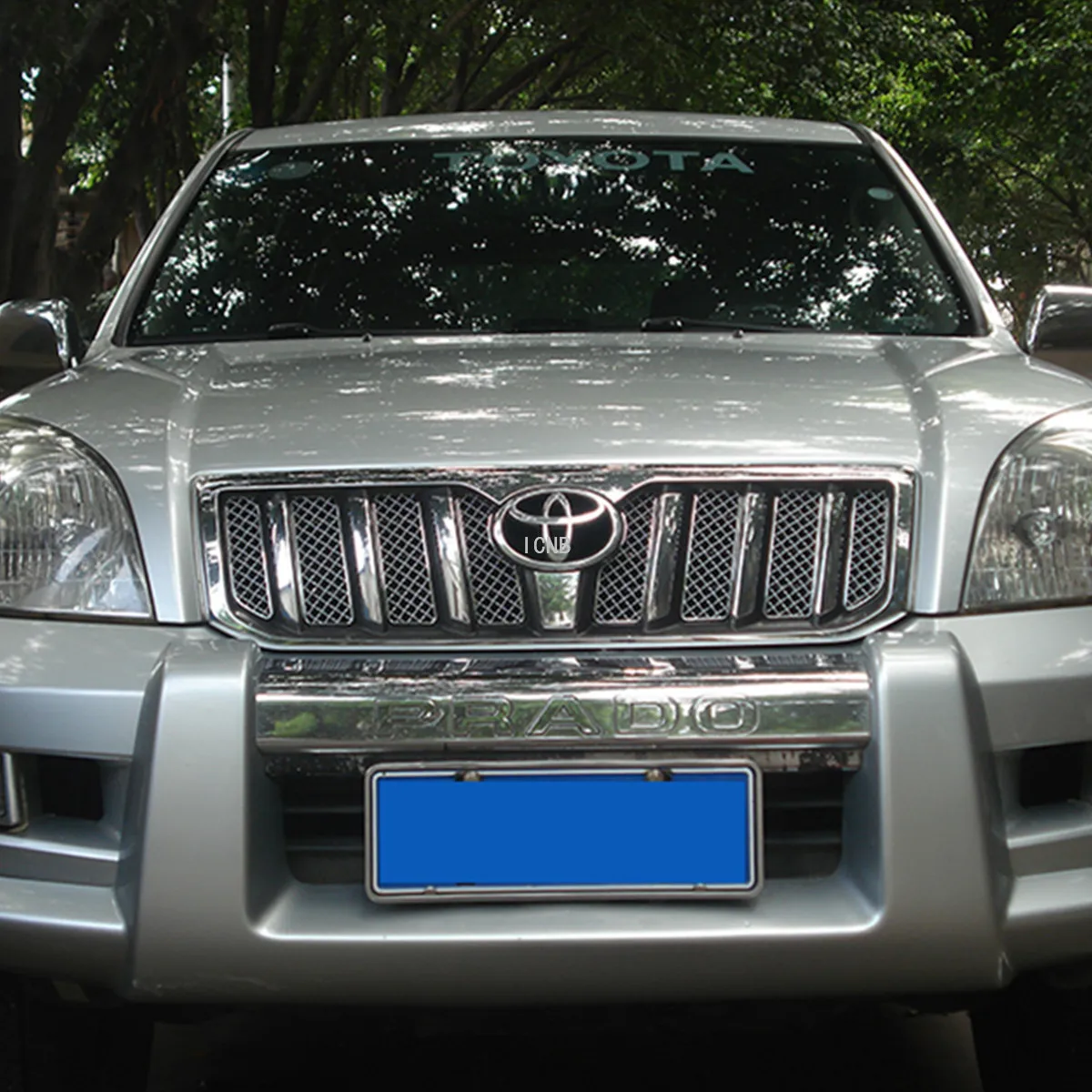 Передние сетки из нержавеющей стали для Toyota Land Cruiser Prado 120 2003 2004 2005 2006 2007 2008 2009 аксессуары