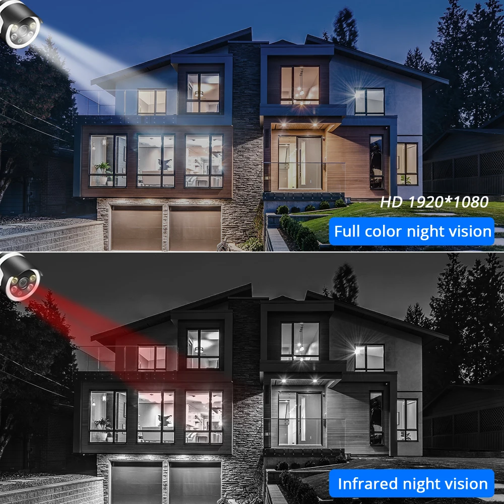Наружная IP камера Hiseeu с Wi Fi 1080P 720P Водонепроницаемая беспроводная