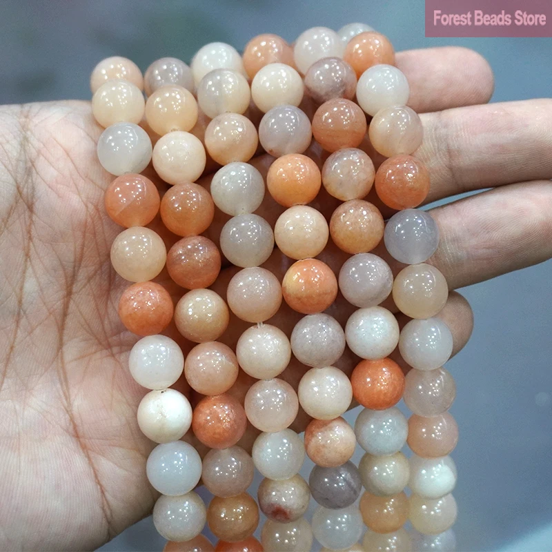 Натуральный Камень Lt Розовый Авантюрин для изготовления украшений своими руками