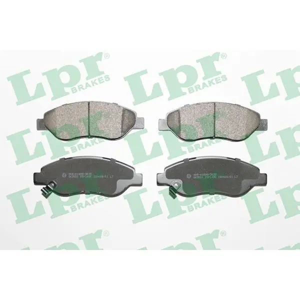 Колодки тормозные OPEL CORSA D 1.7CDTI 06- передние LPR 05P1490