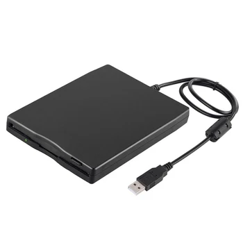 3.5 inch USB Mobile Floppy Disk Drive 1.44MB 2HD External Diskette FDD with USB Cable for Laptop Notebook PC 1