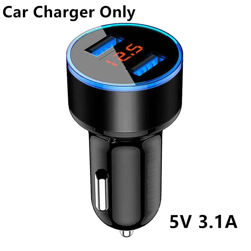 Car charger only Быстрое USB Автомобильное зарядное устройство Bluetooth 5,0 fm-передатчик модулятор Handsfree автомобильный комплект 3.1A быстрое зарядное устройство для телефона аудио mp3-плеер - Тип штекера: Car charger only