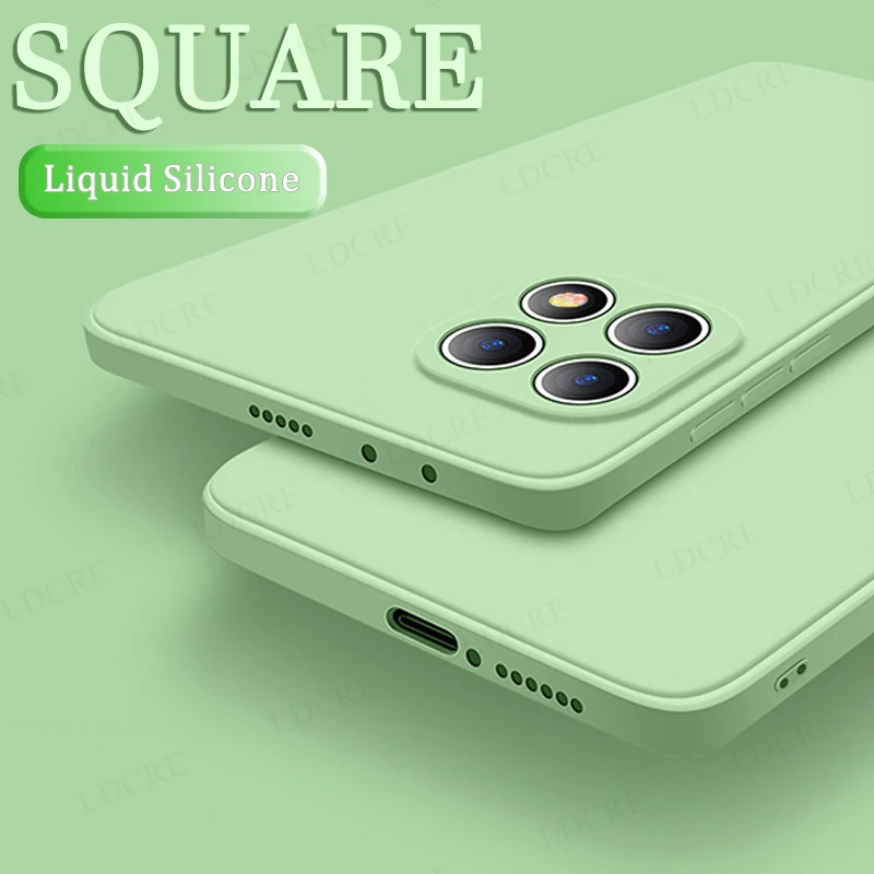 Per Oneplus 10 Pro Custodia Liquid Square Custodia In Gomma Antiscivolo In Silicone Per Oneplus 10 Pro Cover Per Oneplus 10 Pro N20 5G Nord2 5G