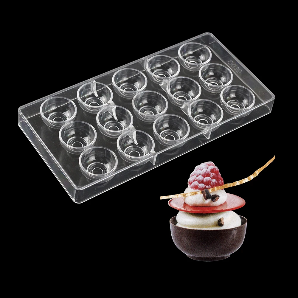 DIY 3D PC форма для шоколада пищевая поликарбонатная форма для конфет и шоколада Желейный лоток инструмент для выпечки кондитерских изделий - Цвет: D035