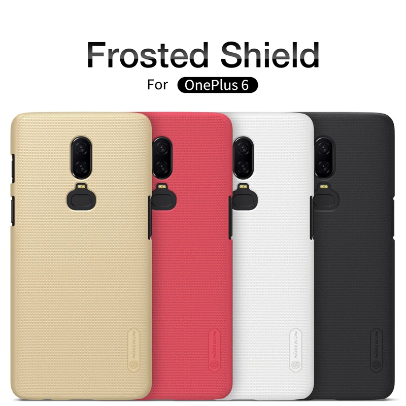 

OnePlus Case Nillkin Frosted Shield Plastic Back Cover Case for OnePlus 6 One Plus 6