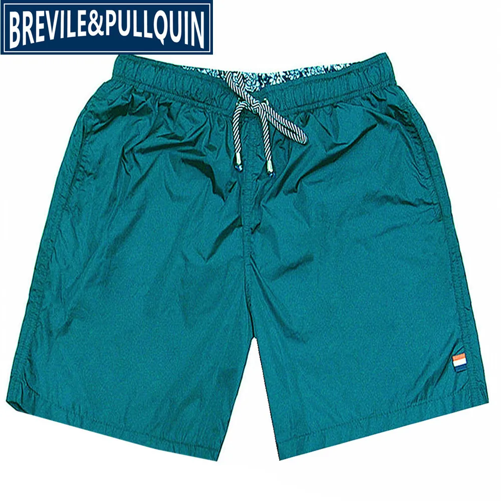 F Большой бренд Brevile pullquin пляжные шорты для мужчин Черепашки сплошной купальник быстросохнущие мужские шорты для купания сексуальные плавки - Цвет: F