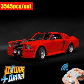 

RC Motor Power Functions Classic 1967 Ford Eleanor Mustang Racing Car fit Technic MOC-14616 Building Block Bricks Kid Toys Gift