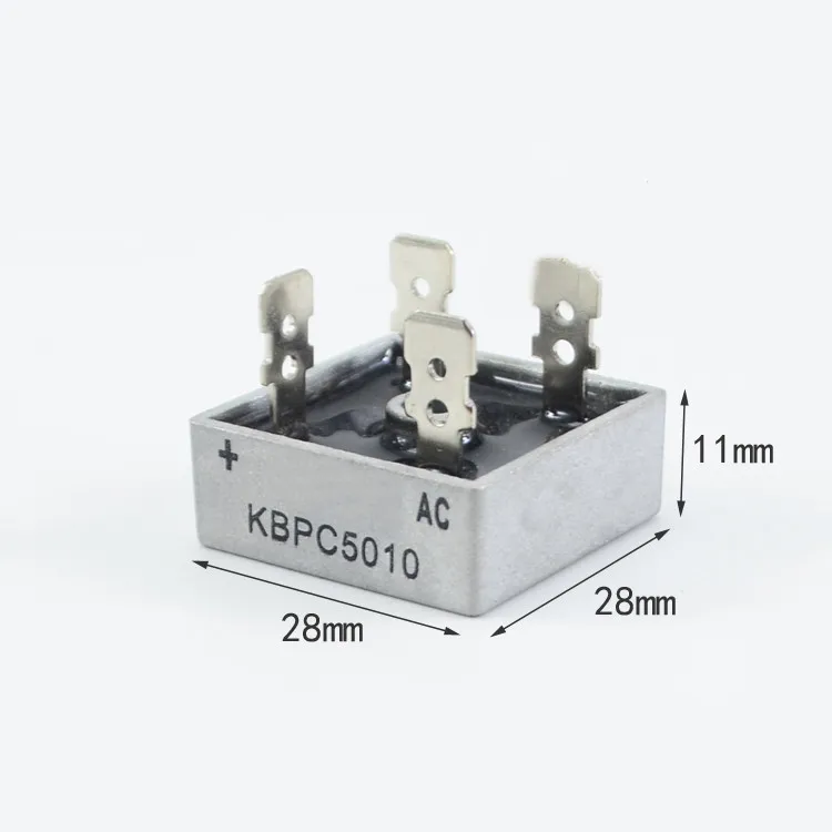1 шт. KBPC5010 50A 1000V диодный мост выпрямитель kbpc5010 | Электронные компоненты и