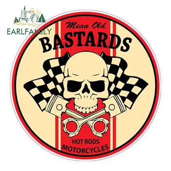

EARLFAMILY 13cm x 13cm Mean Old Bastard Decal Car Styling Car Stickers Vinyl Graphic Decor Window Bumper DIY Car Body Decals