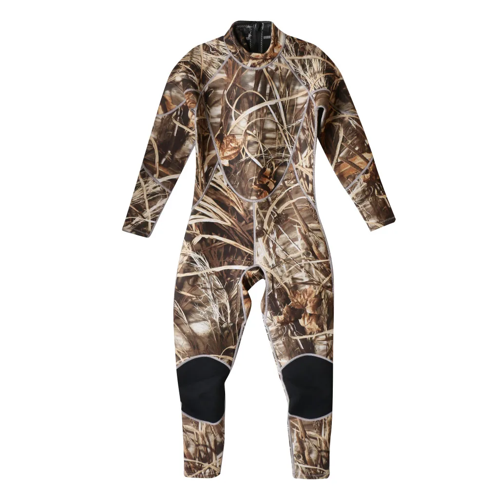 New Mens 3mm Neoprene Full Body Wetsuit for Surfing SCUBA Diving Camouflage S - XXL