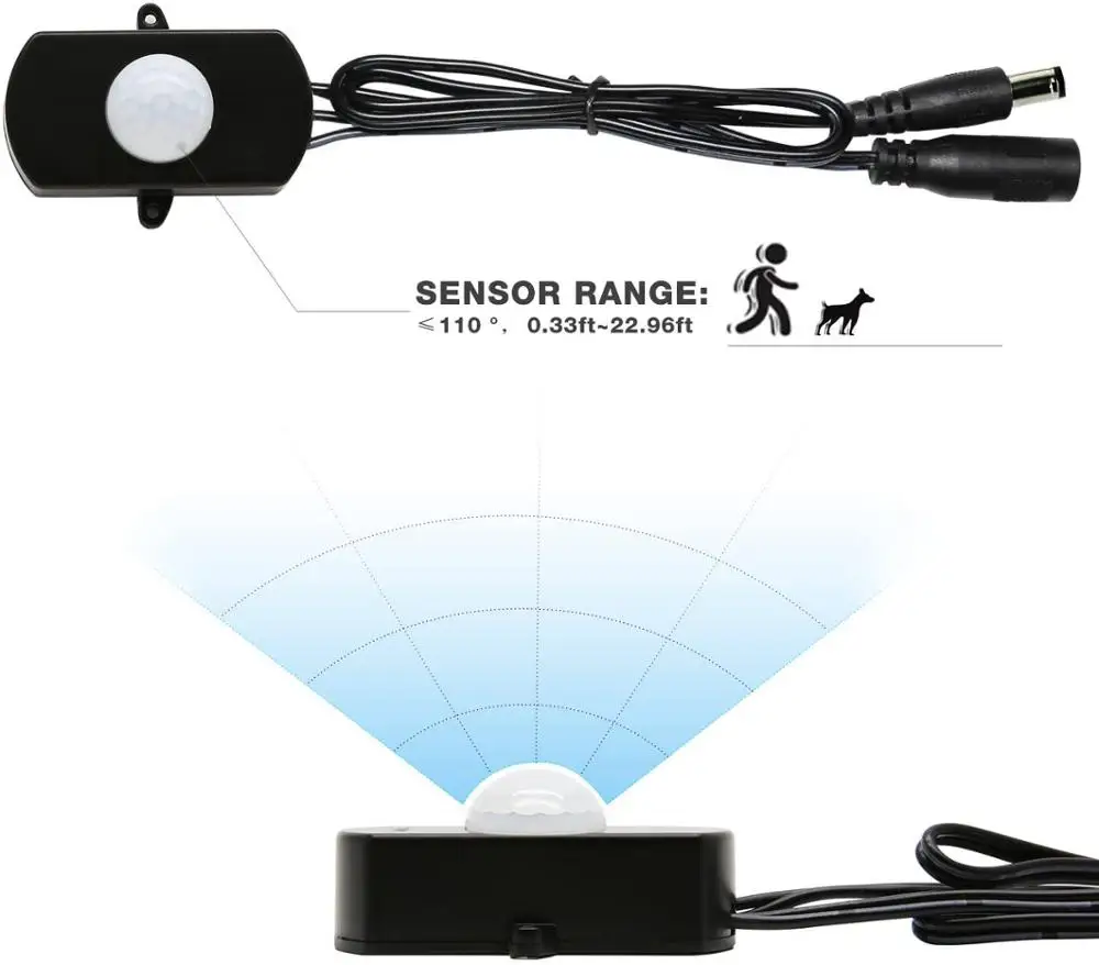 DC5V 24V 5A Мини Pir датчик движения переключатель заполняемости для Сейф пистолет