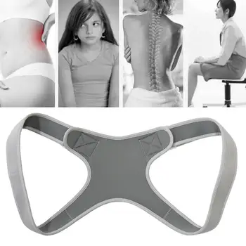 

Adjustable Back Posture Corrector Clavicle Spine Back Posture Shoulder Belt Brace Correction Slouching Prevents Lumbar Supp F9P8