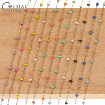 

Cordial Design Jewelry Accessories/Oval Oil Drop/Hand Made/DIY/Multicolor/Jewelry Findings & Components/Stainless Steel Chain