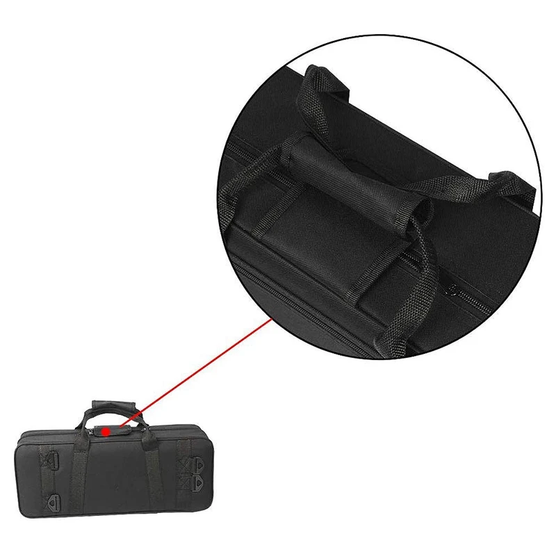 Труба Gig Bag Box рюкзак водостойкий ткань Оксфорд чехол для переноски с регулируемым двойным плечевым ремнем карман пена хлопок P