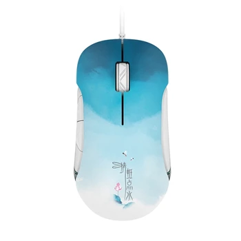 

AJ358 Wired Gaming Mouse 8 Keys Wired USB Mouse Adjustable 10000DPI 7-Level DPI Game Mice Laptop PC Accessory