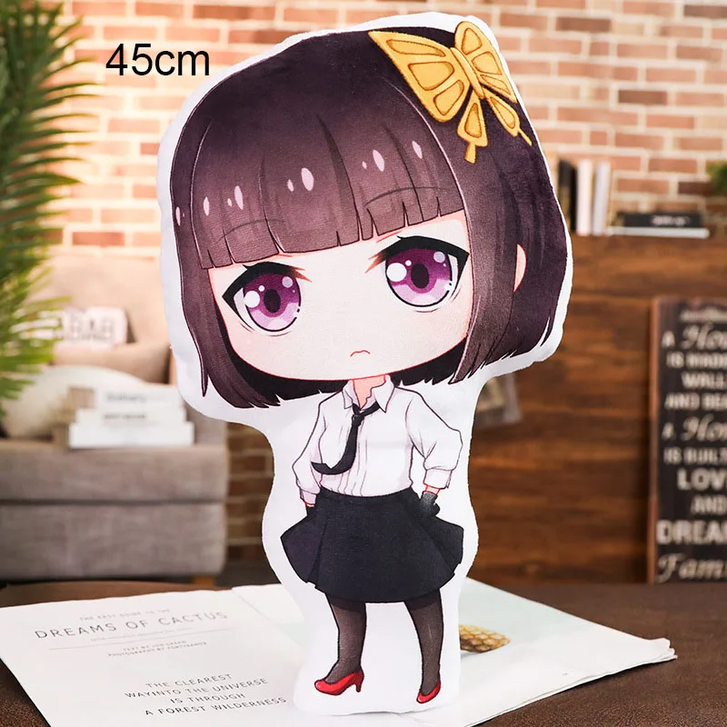 10 см Nendoroid Bungo бродячие собаки 657 676 дазай Осаму накахара чуя фигурка модель игрушки - Цвет: 45cm girl plush