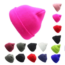 Модная зимняя вязанная шапка для женщин и мужчин, осенне-зимние шапки, Повседневная шапка, женская шапка, женская шапка Skullies Beanie, мужская шапка в стиле хип-хоп