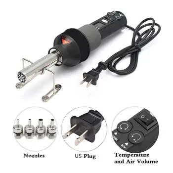 

110V 450W Adjustable Digital Electronic Heat Hot Air Gun Desoldering Soldering Station Electric Temperature Controlled Heat Gun