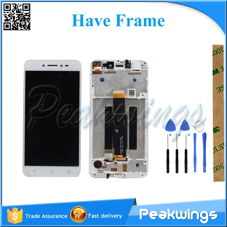 

Tested Quality LCD Display For Asus ZenFone Live ZB501KL X00FD LCD Display Screen With Touch Screen Assembly With Frame