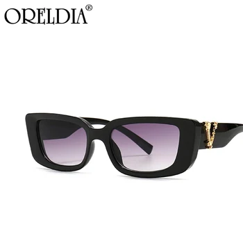 

ORELDIA New Fashion Retro Sunglasses Ladies Brand Designer Sunglasses Men Rectangular Small Frame Gradient Color Glasses UV400