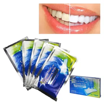 

14 pcs 3D White Gel Teeth Whitening Toothpaste Dental Kit Tooth Bleaching Whiter Strips Oral Hygiene Care blanqueador dental